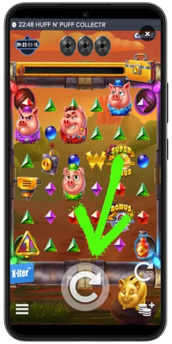 Start playing Huff N Puff slot online